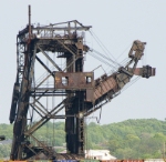 chute used to load coal into waiting barges & scows